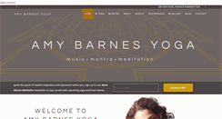 Desktop Screenshot of amybarnesyoga.com